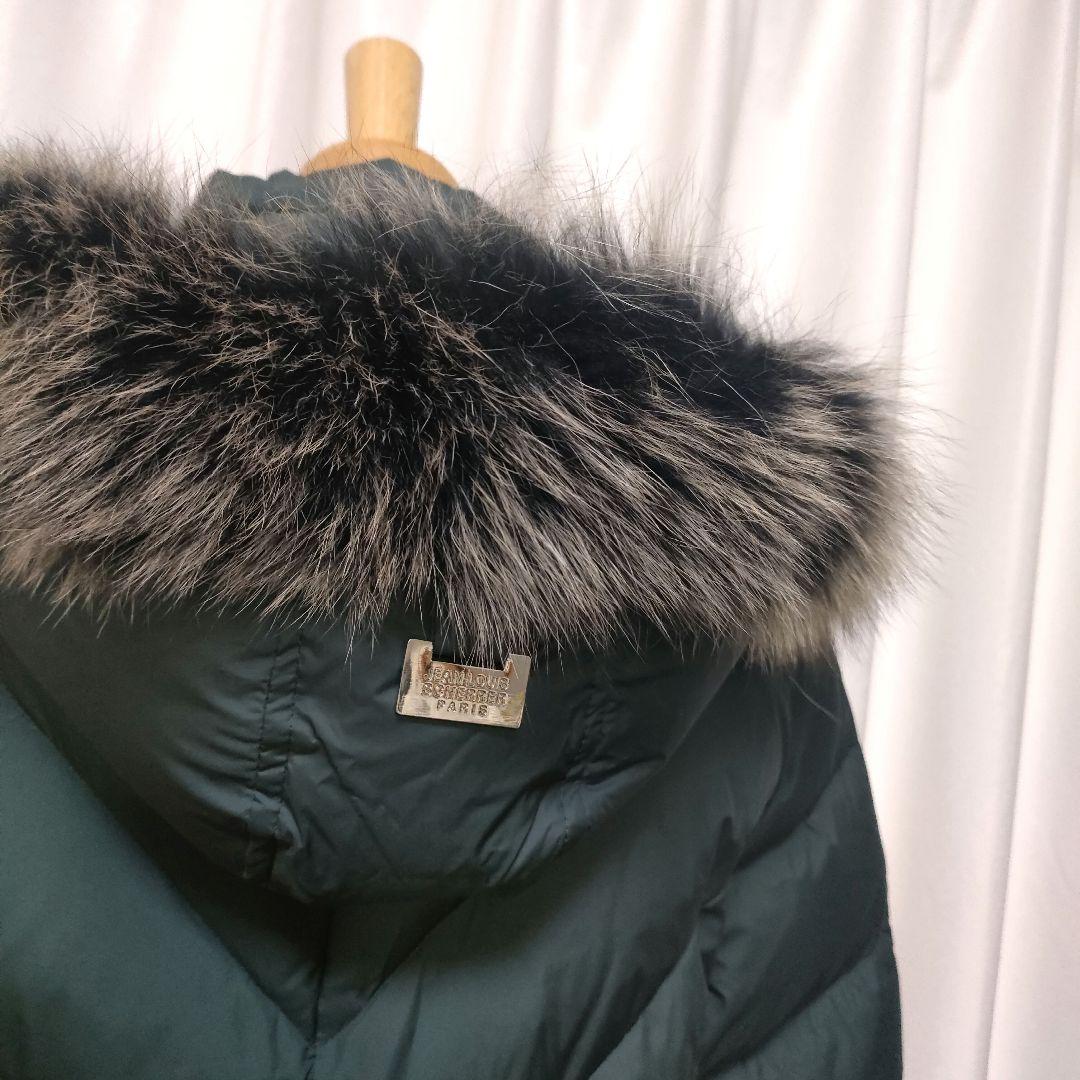 【美品】ジャンルイシェレル ファー付き ダウンコート