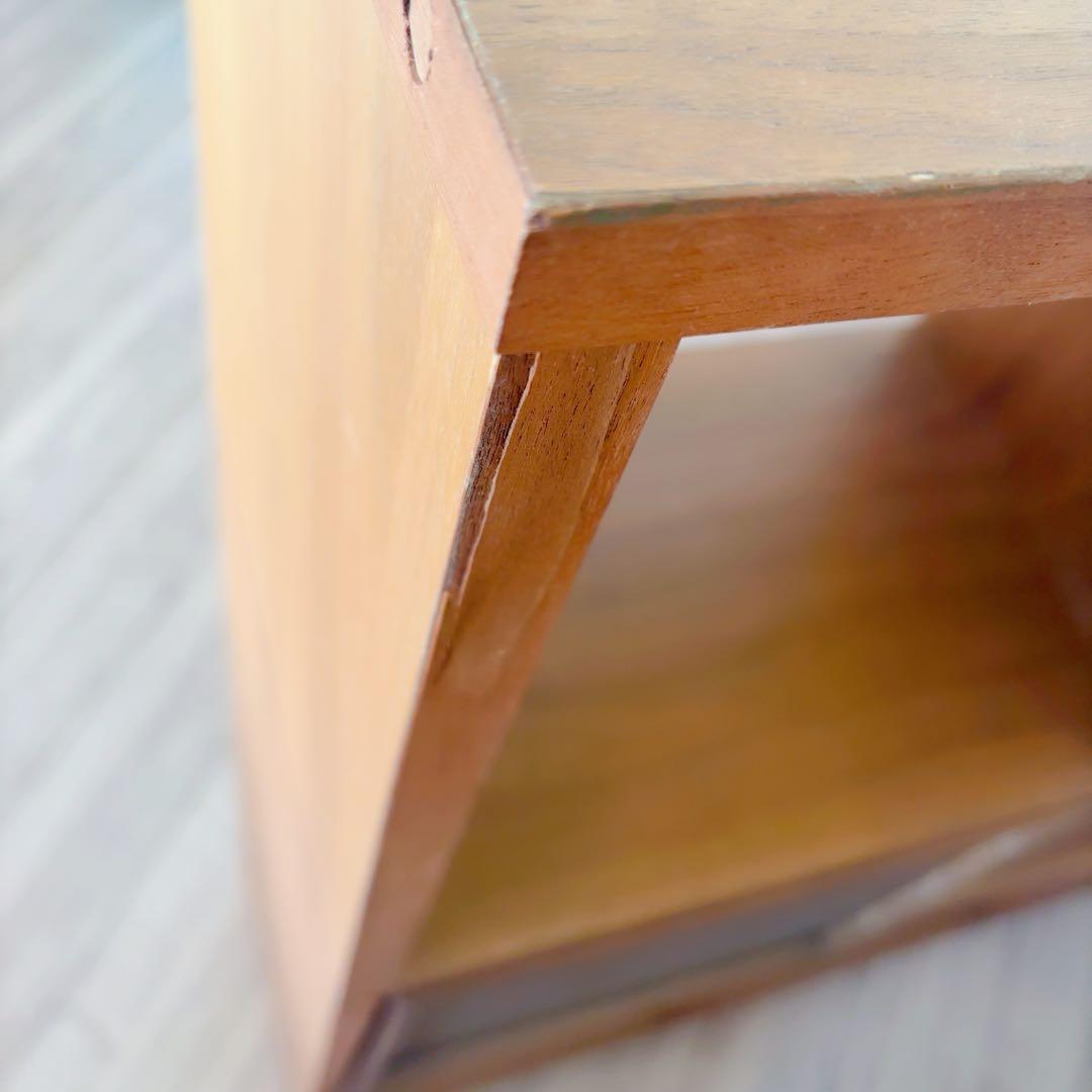 無印良品 スタッキングシェルフ 3×3 ウォルナット収納＋引き出し2個