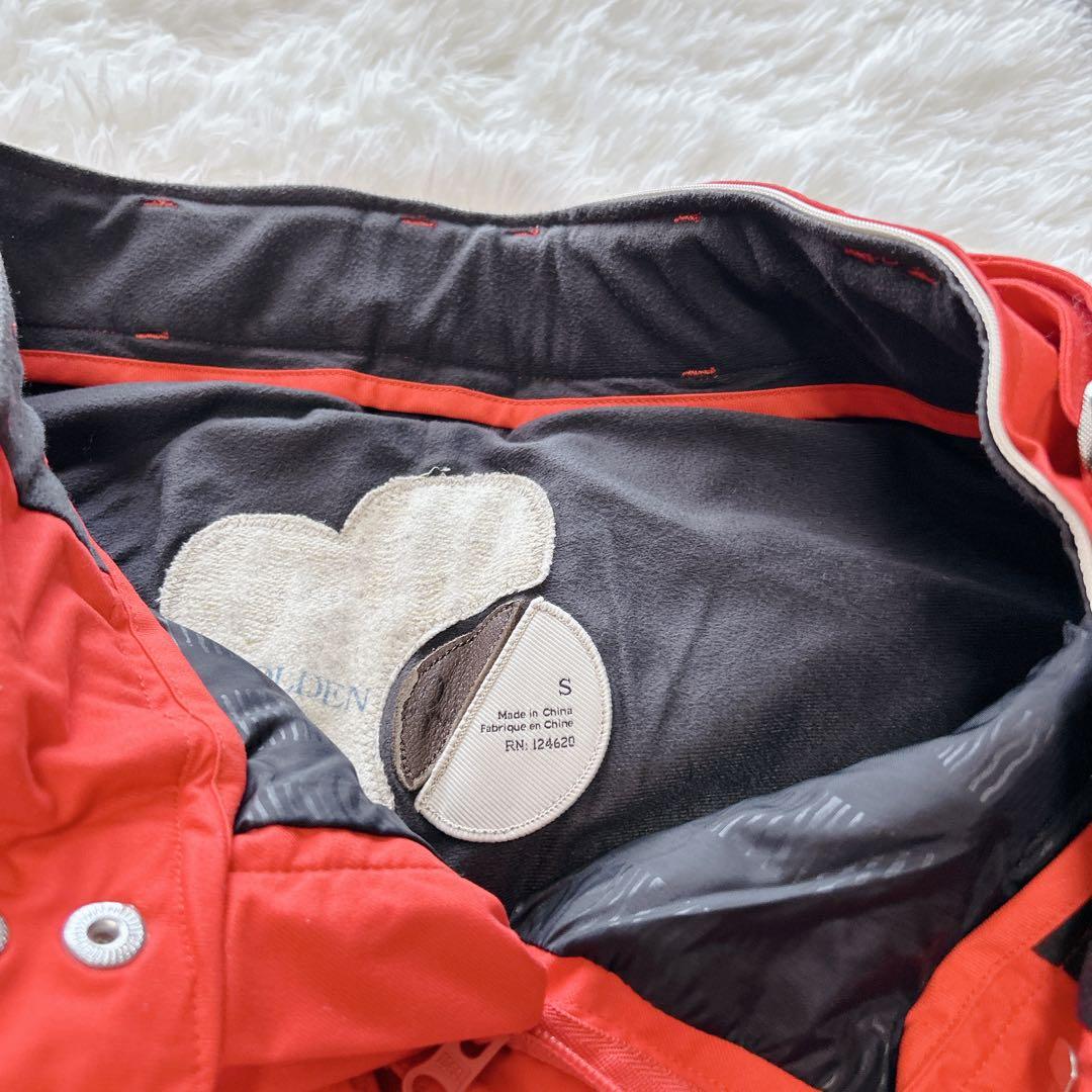 ホールデン スノーボードウェア 上下セットS フレアパンツ 黒 赤 ブーツカット