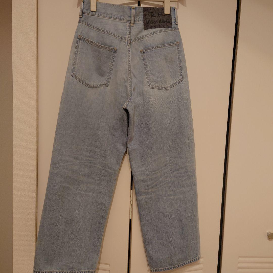 最終価格 RH Vintageオーガニックコットンビッグデニムパンツblue24