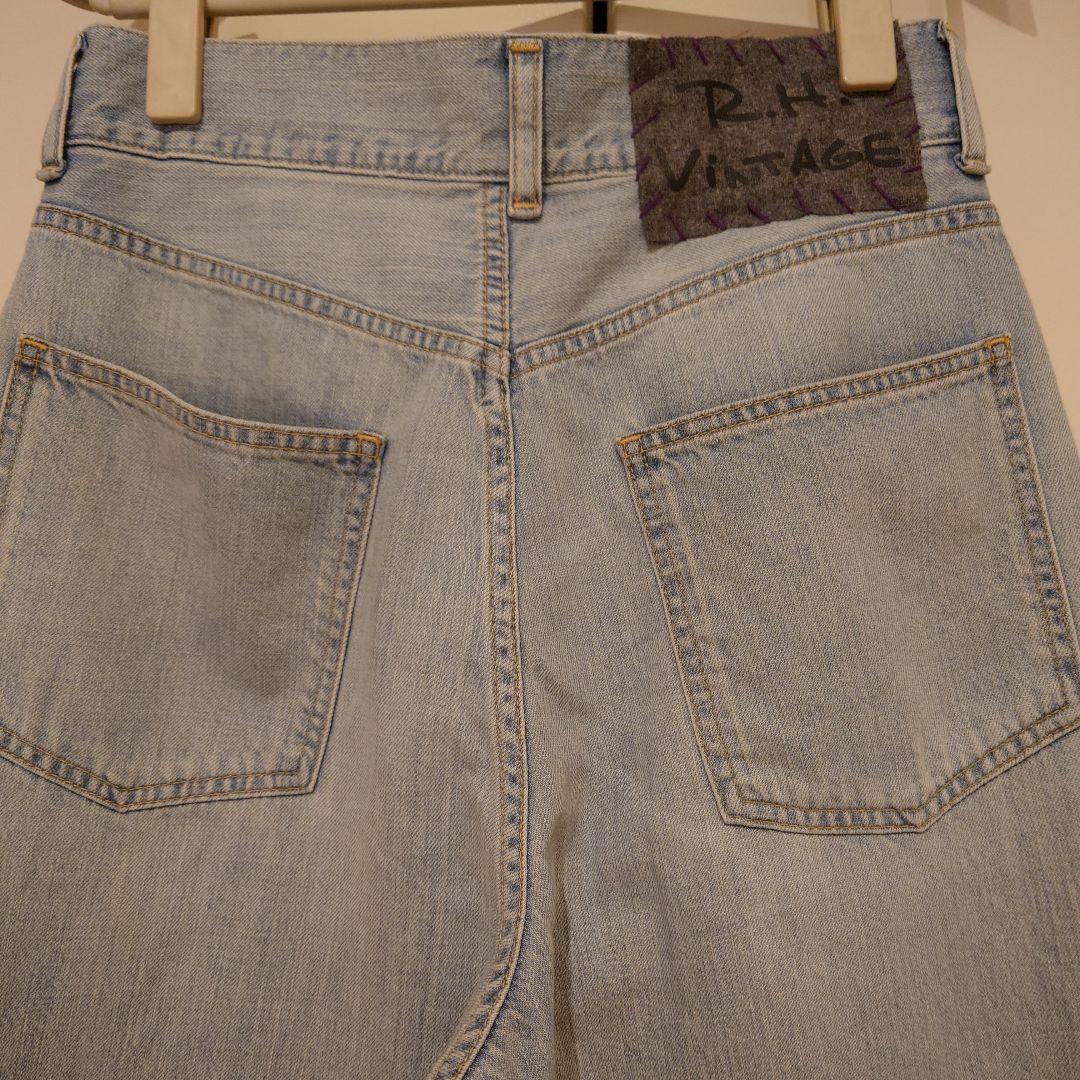 最終価格 RH Vintageオーガニックコットンビッグデニムパンツblue24