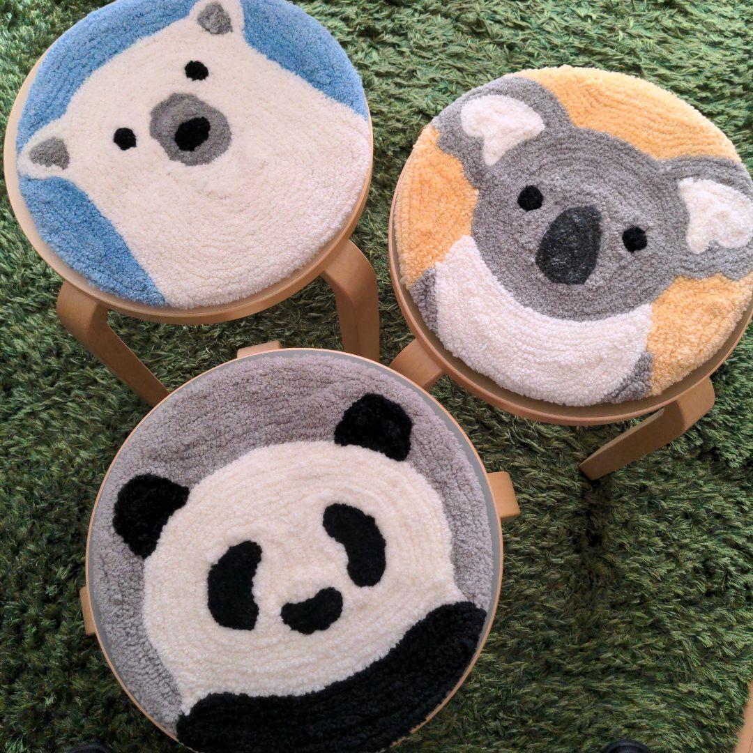 無印良品　アニマルクッション　動物クッション