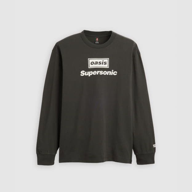 サトシ様 oasis × Levi's ロングスリーブ バンド T ブラック M