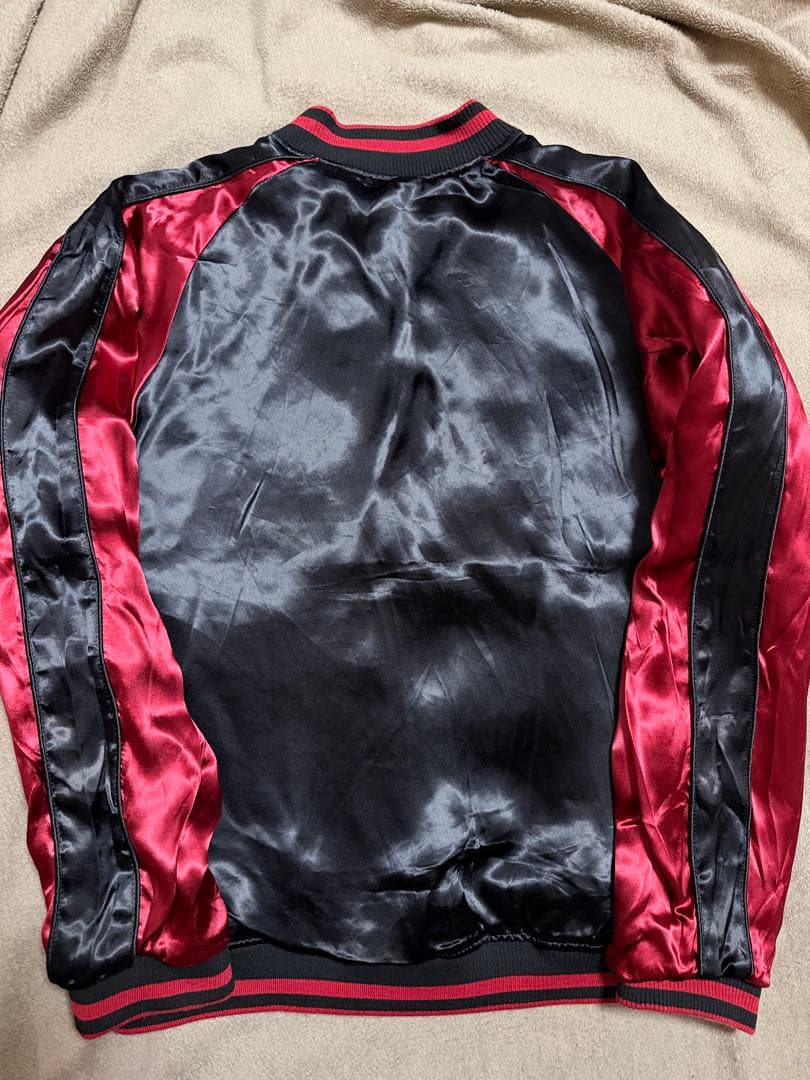 未使用近 ２面用 絡繰魂 クジラ 日本限定 スカジャン vintage レーヨン