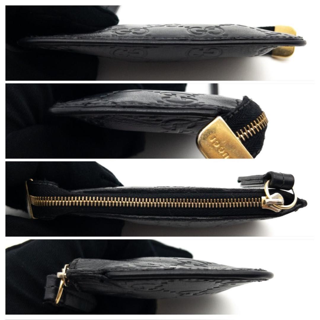 【極美品】GUCCI ケース　グッチシマ　小銭入れ　黒