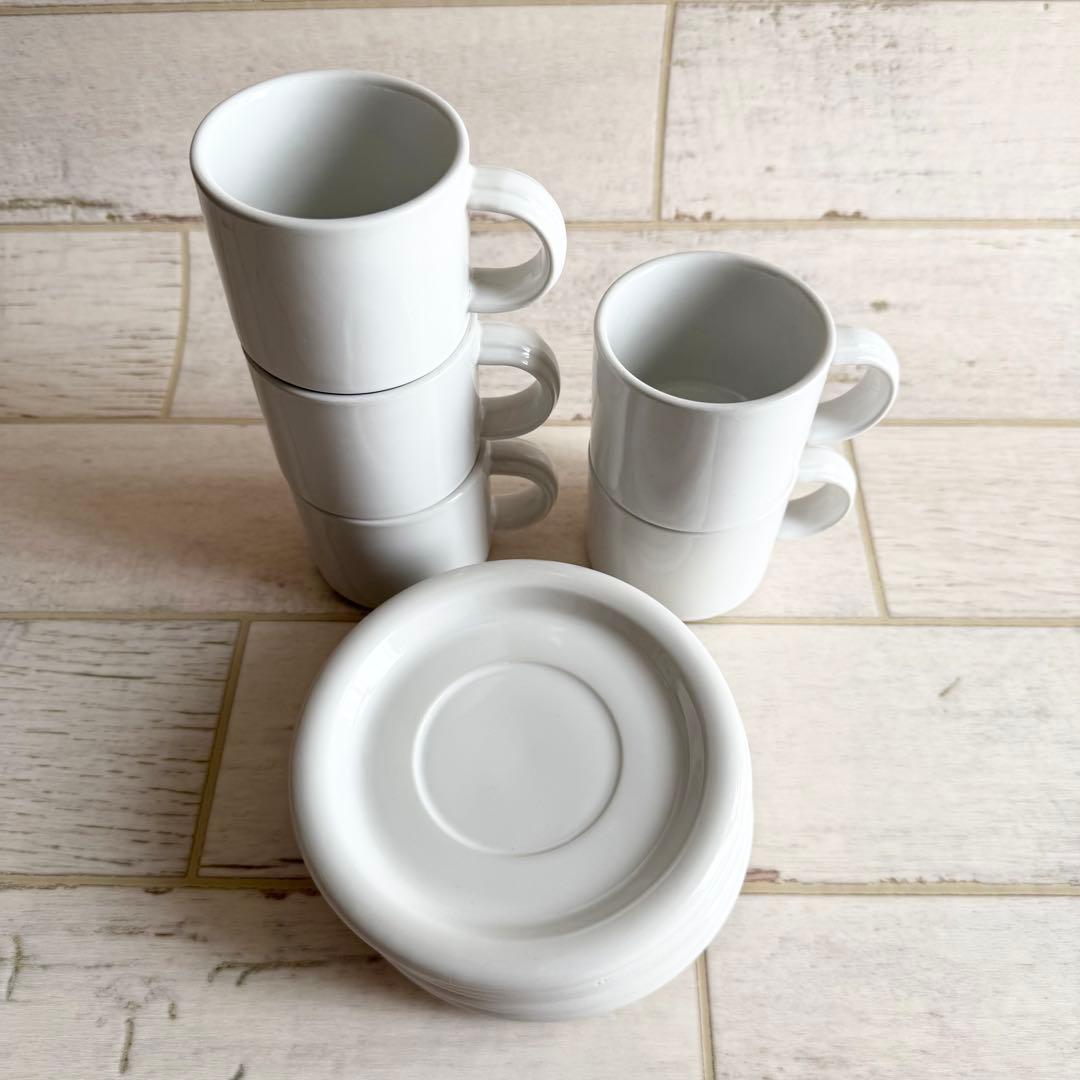 イ*イ様 オールドノリタケ NT ホワイトシリーズ ストーンウェア カップ＆ソー