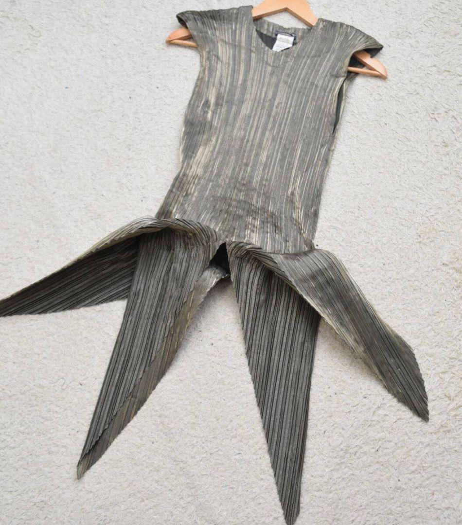 ISSEY MIYAKE イッセイミヤケ メタリックゴールド プリーツ シャツ
