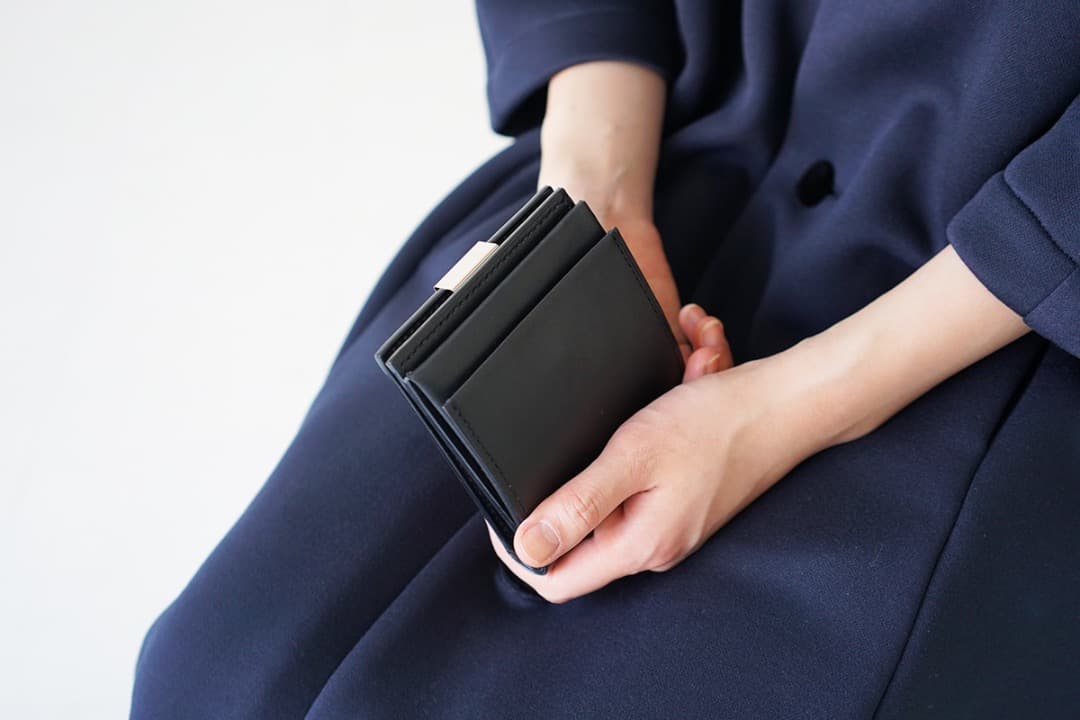 ED ROBERT JUDSON【GEM】クリップ　ハーフウォレット 黒 財布