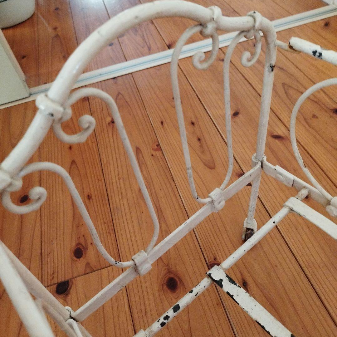 アンティーク　アイアン　スリッパ入れ　ガーデニング