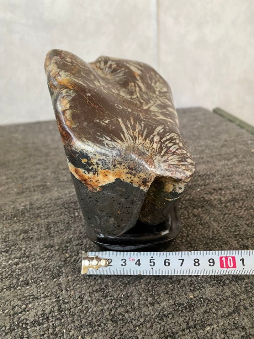 菊花石　置物　石