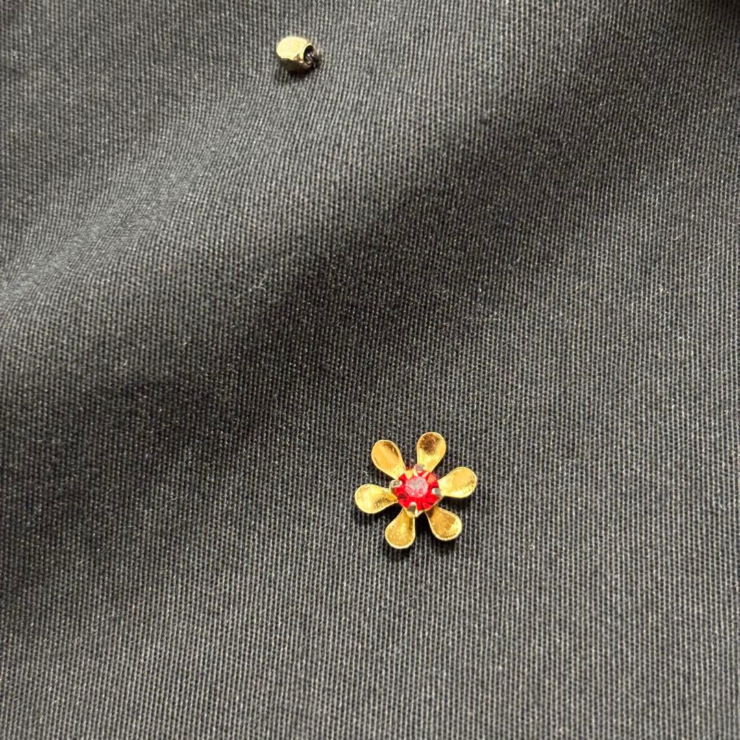 MUVEIL　花ビジュー　ドット　トレンチコート スプリング　38 M 