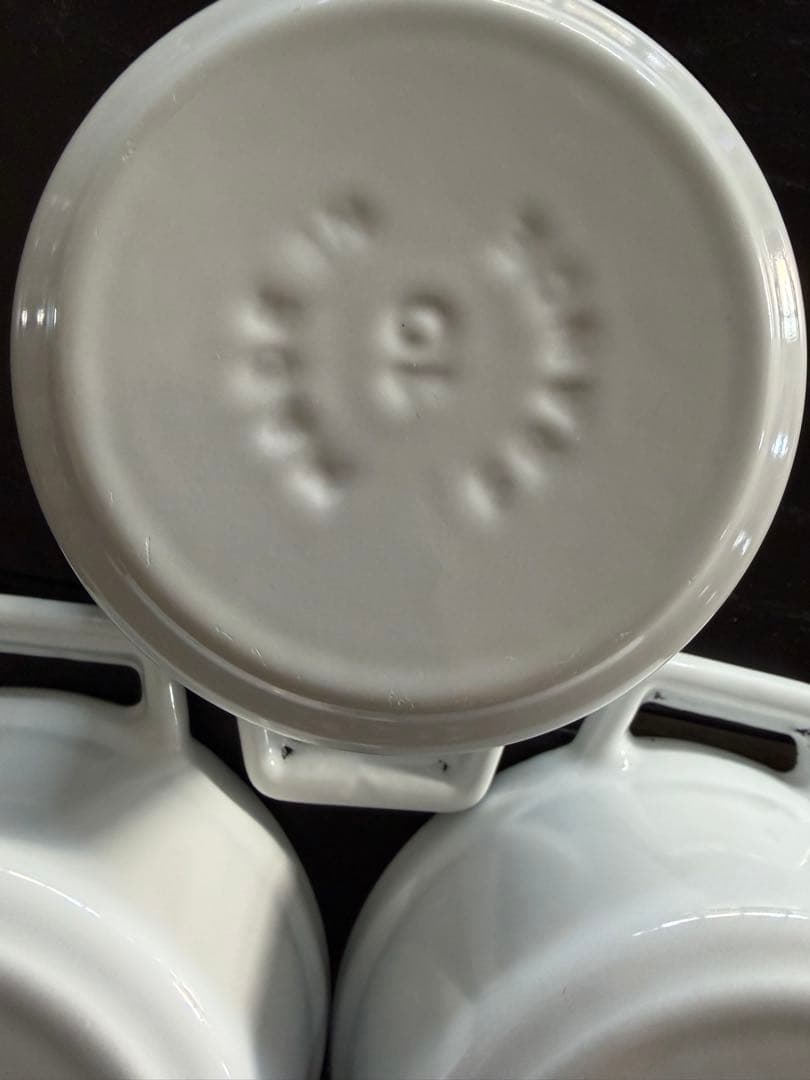 貴重希少　ストウブ　ピュアホワイト　10cm 4個セット　箱無し