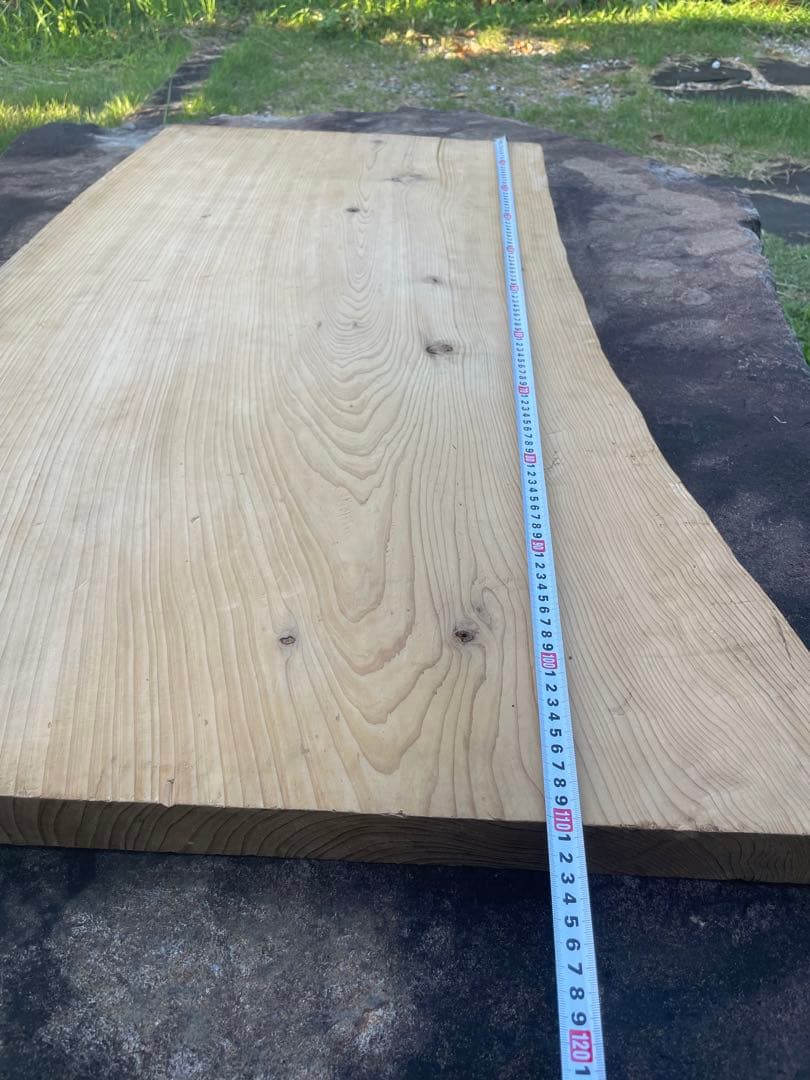 無加工　一枚板　テーブル　約、縦115cm×横71cm