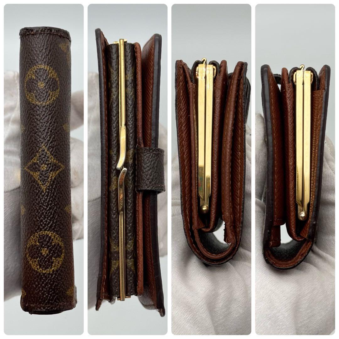 美品✨️ルイヴィトン　モノグラム　ヴィエノワ　二つ折り財布　折り財布　財布