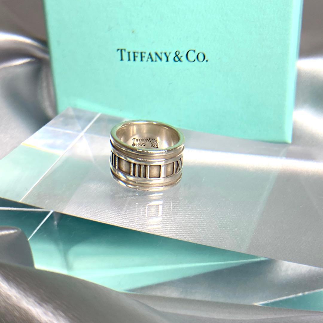 ティファニー　アトラスワイドリング　925 シルバーリング　10号