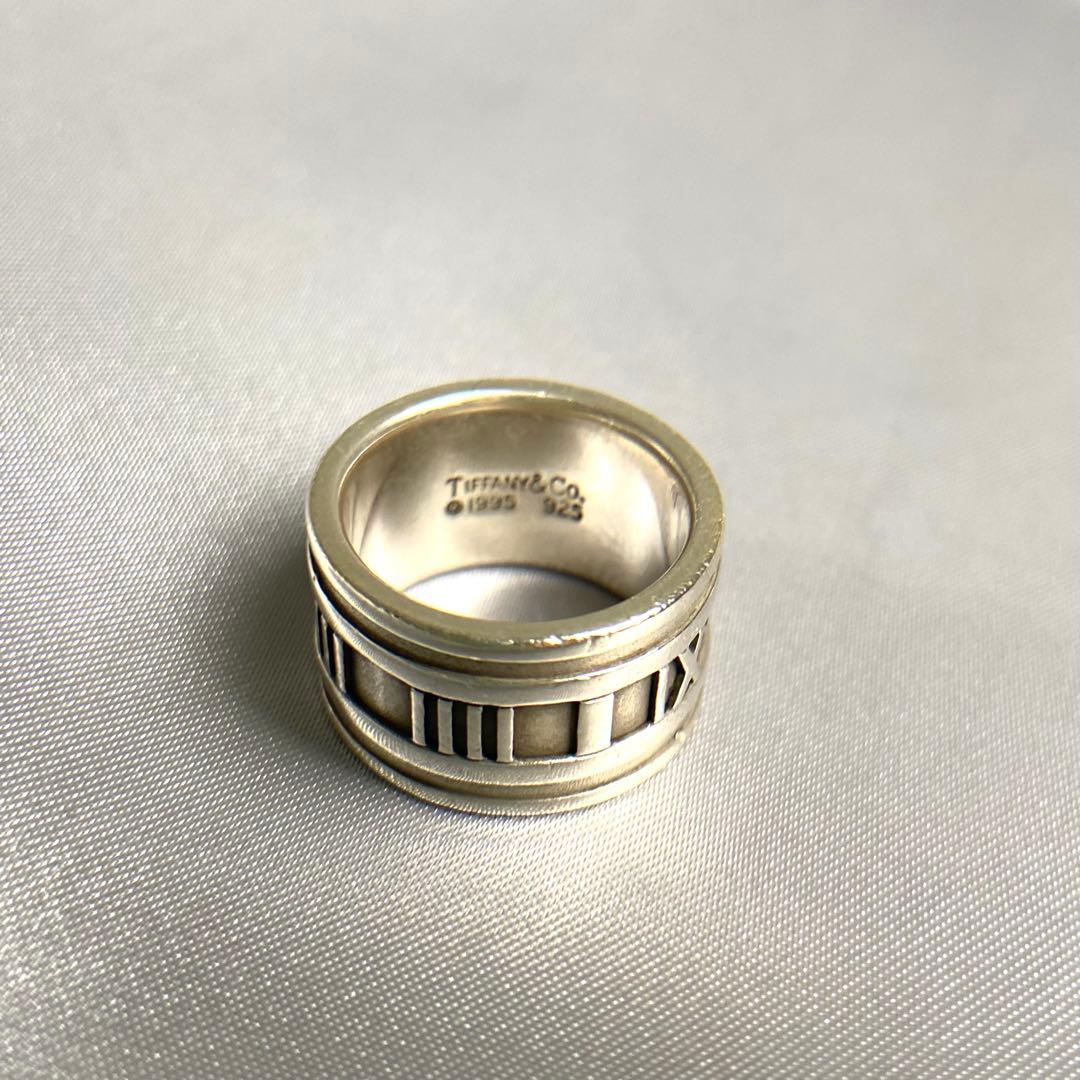 ティファニー　アトラスワイドリング　925 シルバーリング　10号