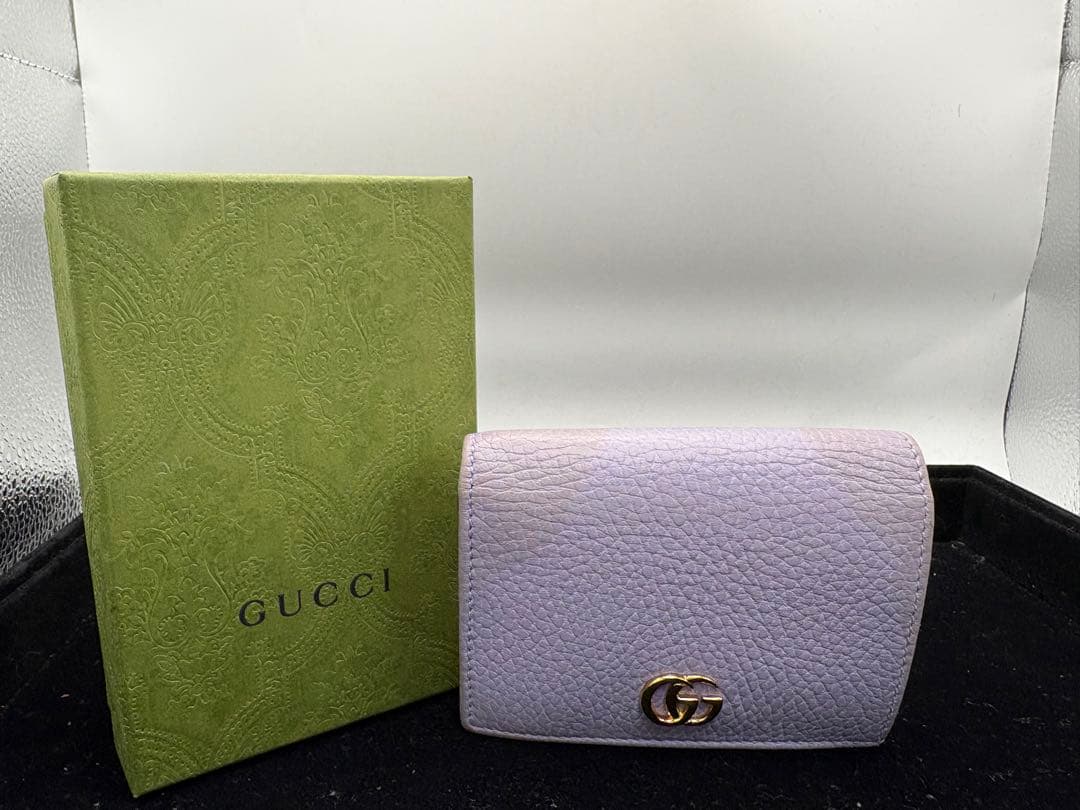 GUCCI オンライン限定 ダブルG カードケース ＆紙幣入れ付き