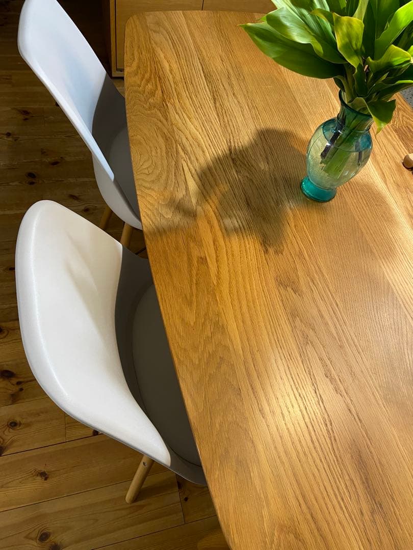 【白半木材】ホワイトオーク　ダイニングテーブル