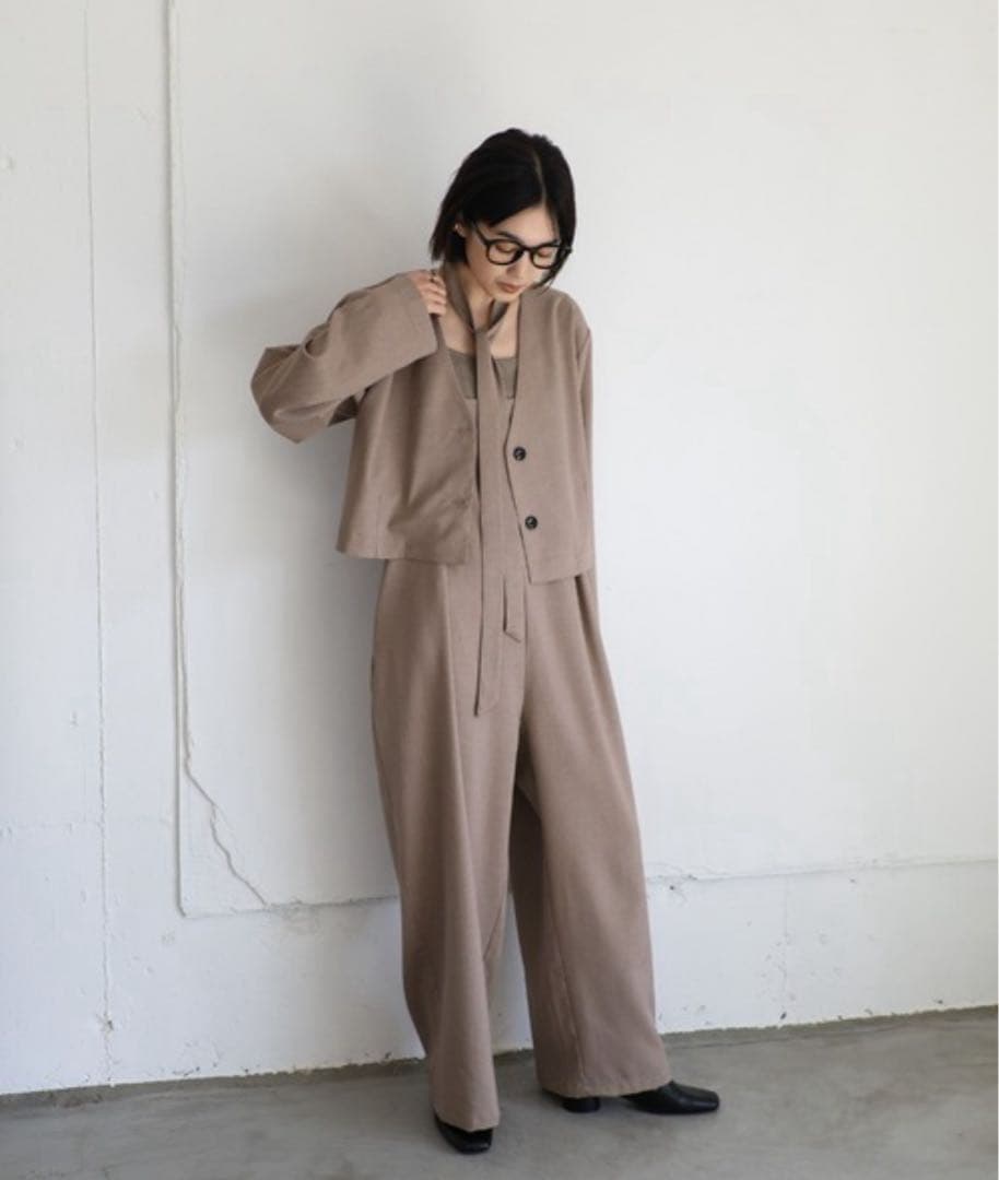 select MOCA Et サロペット、オーバーオール　黒　L