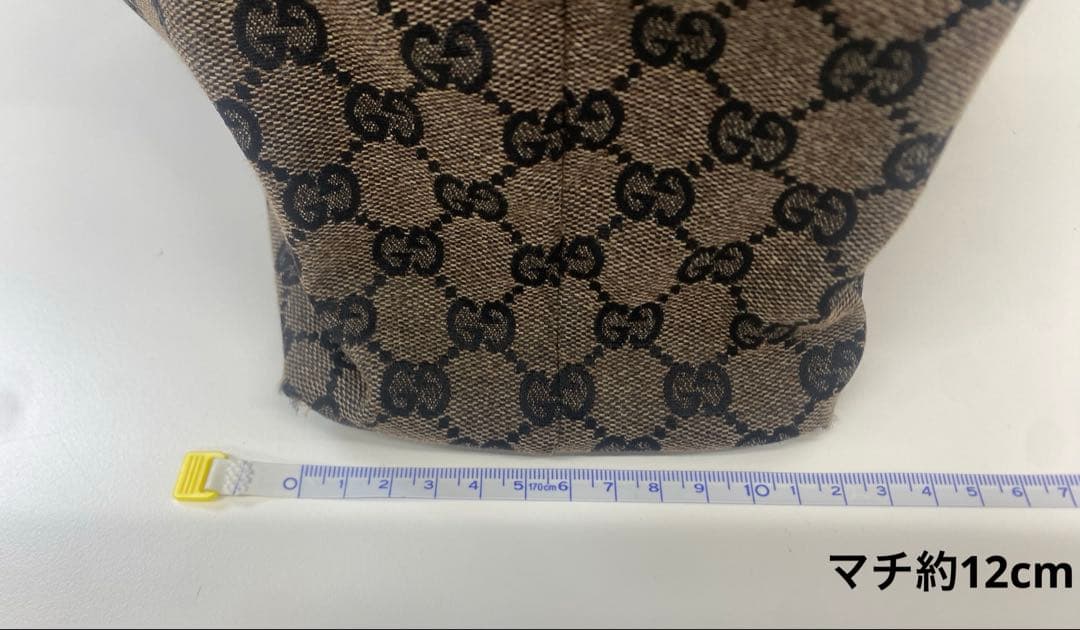 GUCCI グッチ キャンバス トートバッグ ブラウン
