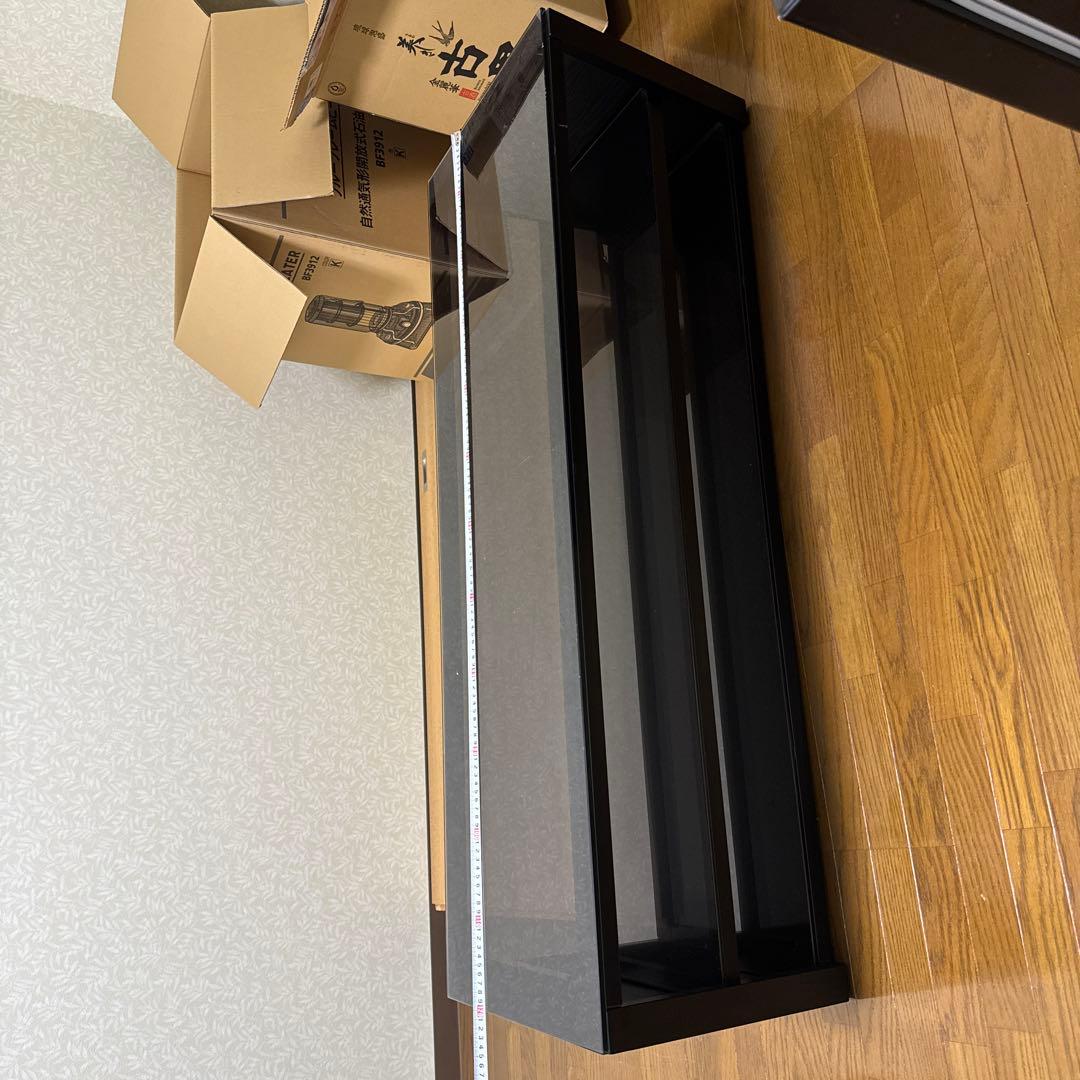 テレビ台 ガラス　ブラック　120cm