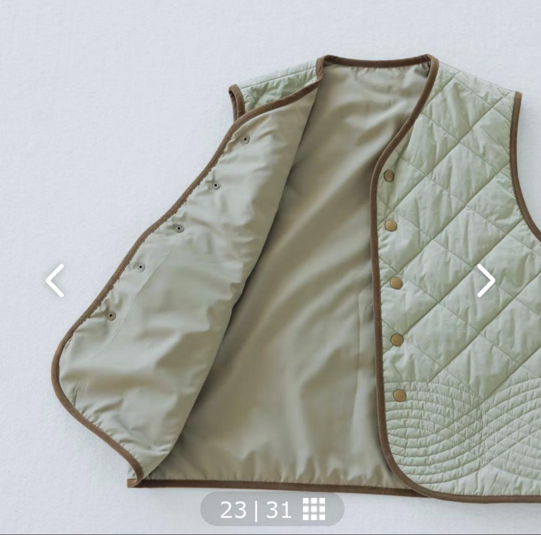 【週末限定お値下げ】毎日着回したいキルティングベスト / よしいちひろさんコラボ