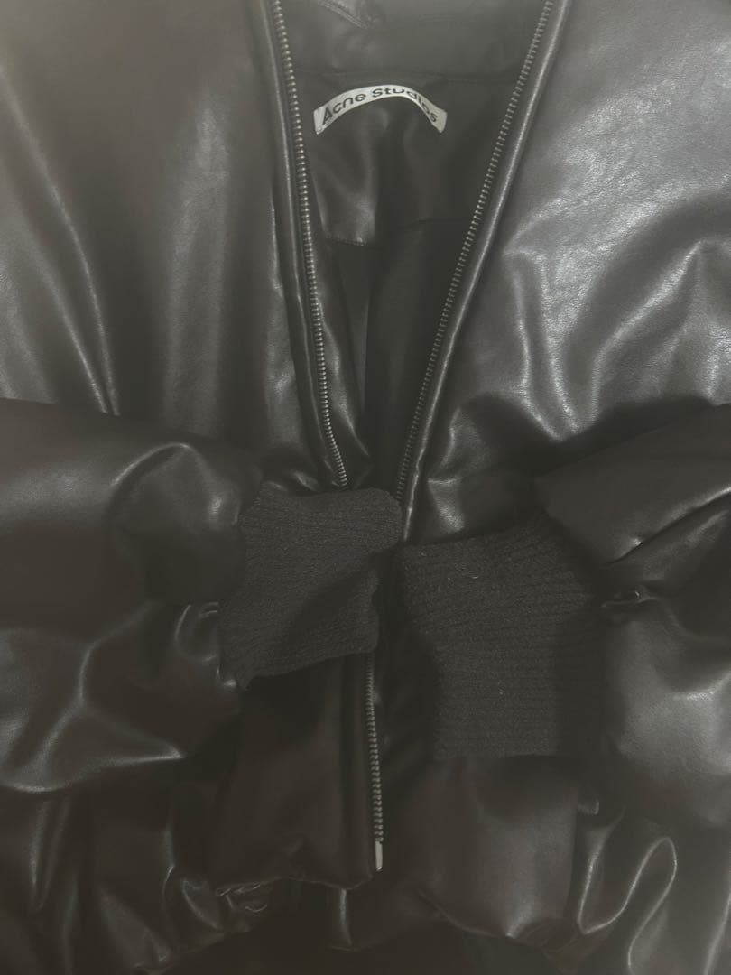 23aw Acne studios レザー ボンバージャケット アウター ダウン
