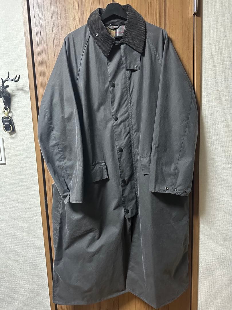 Barbour バブアー　バレー　オイルコート　ロング　42
