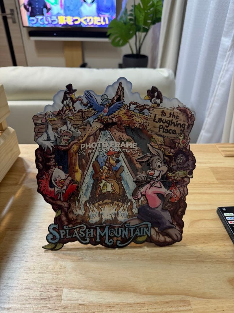 スプラッシュマウンテン　ディズニー　レトロ　レア　写真たて　フォトフレーム