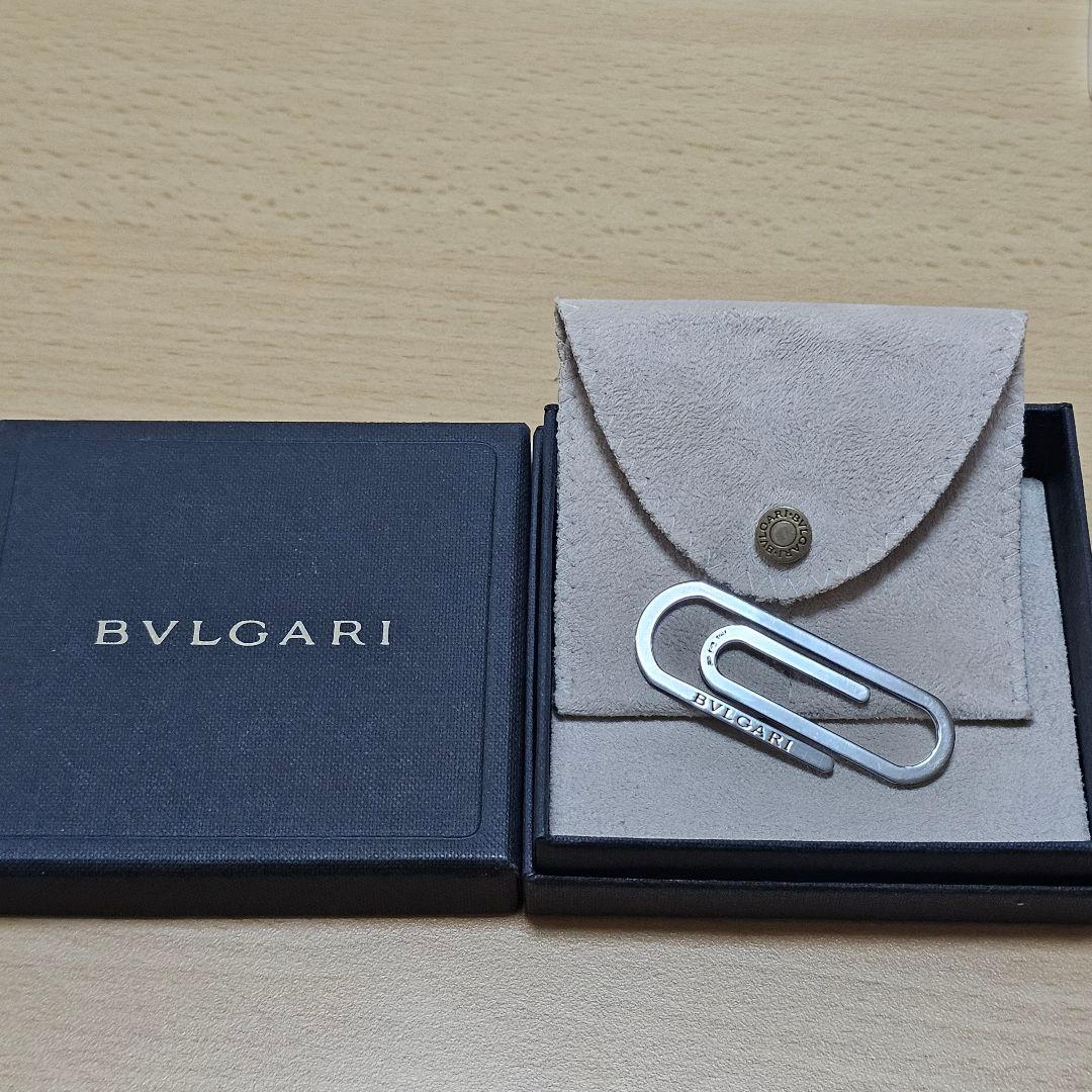 ア*ロ様 BVLGARI シルバー925 マネークリップ