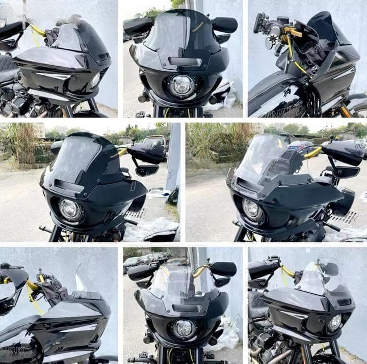 ハーレー ローライダーST・ストリートボブ他 ハンドガード ナックルガード