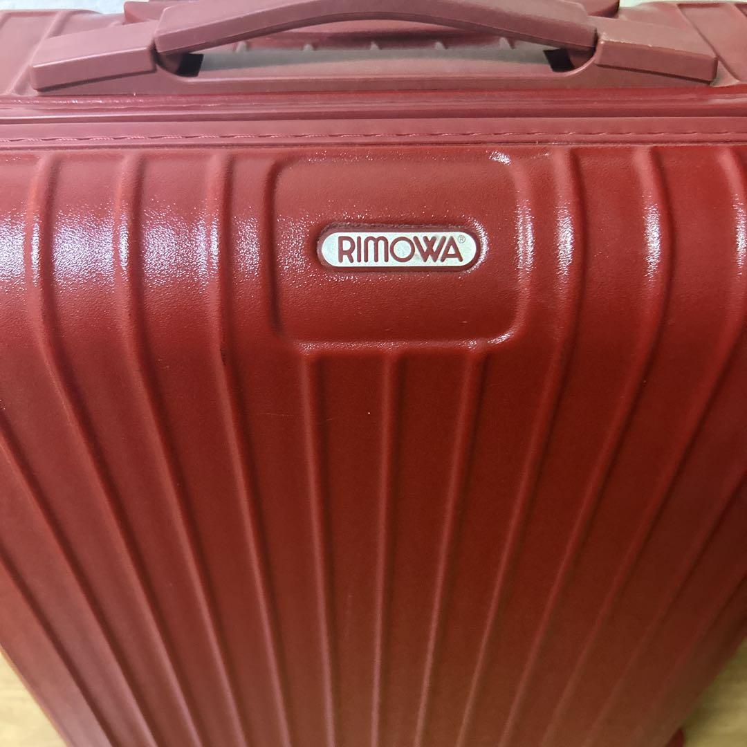 【美品　正規品】リモワ サルサ 2輪35L 型番85552 中古品　赤