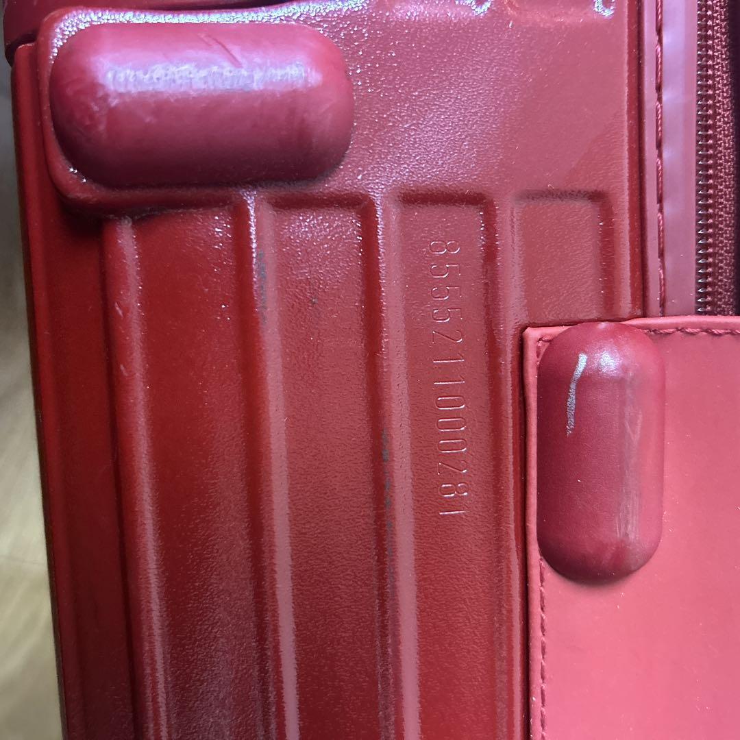 【美品　正規品】リモワ サルサ 2輪35L 型番85552 中古品　赤