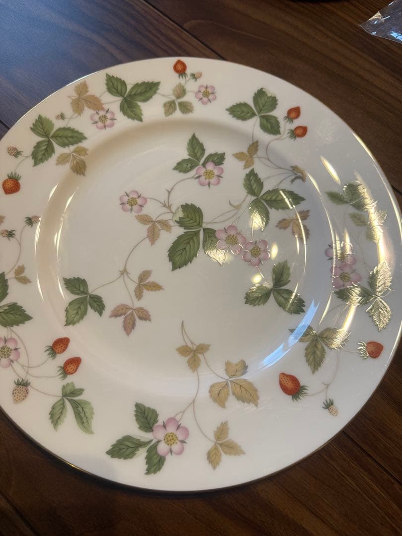 美品　WEDGE WOOD ウエッジウッド　ワイルドストロベリー　8点