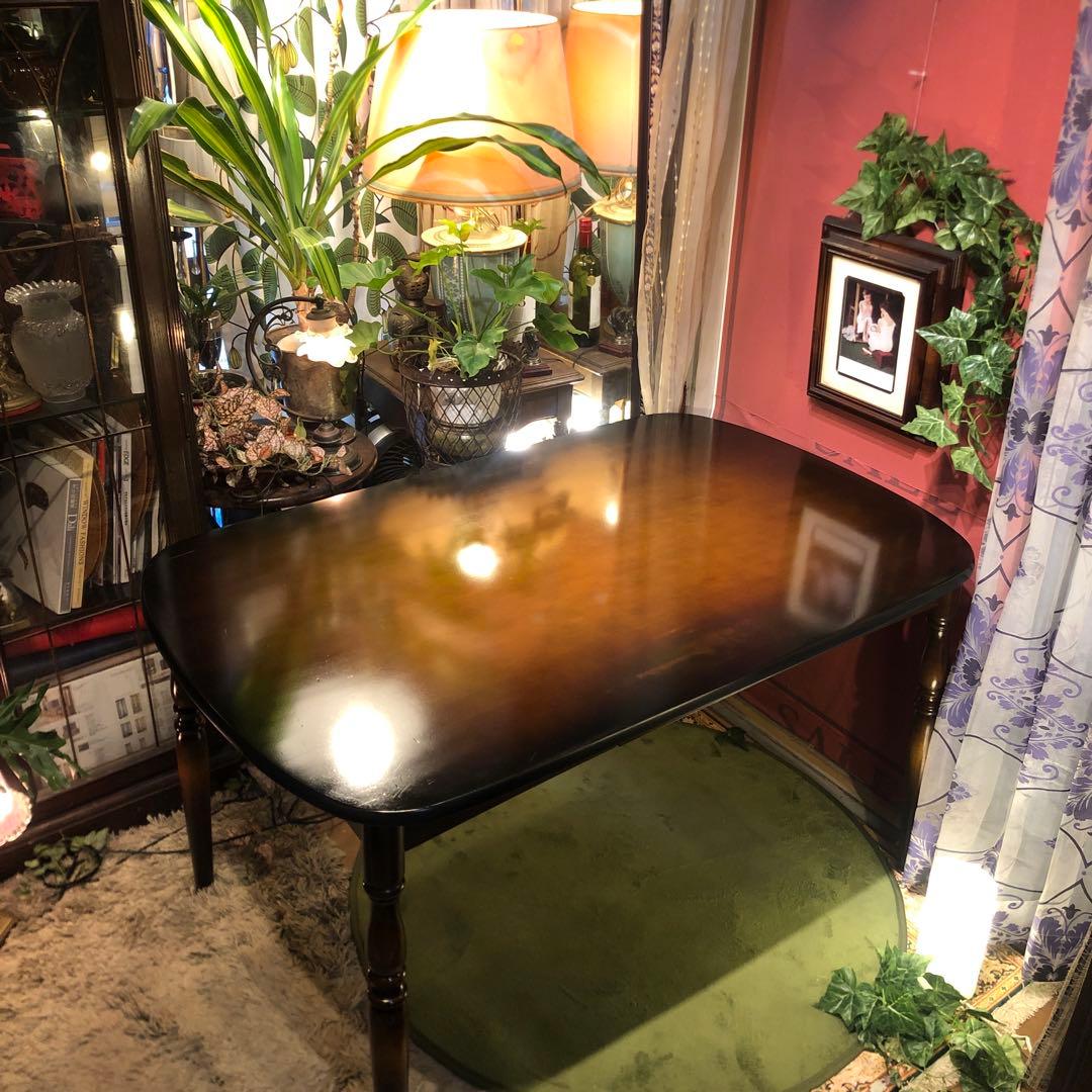 Sale キツツキマーク ヴィンテージ オーバルテーブル１２５