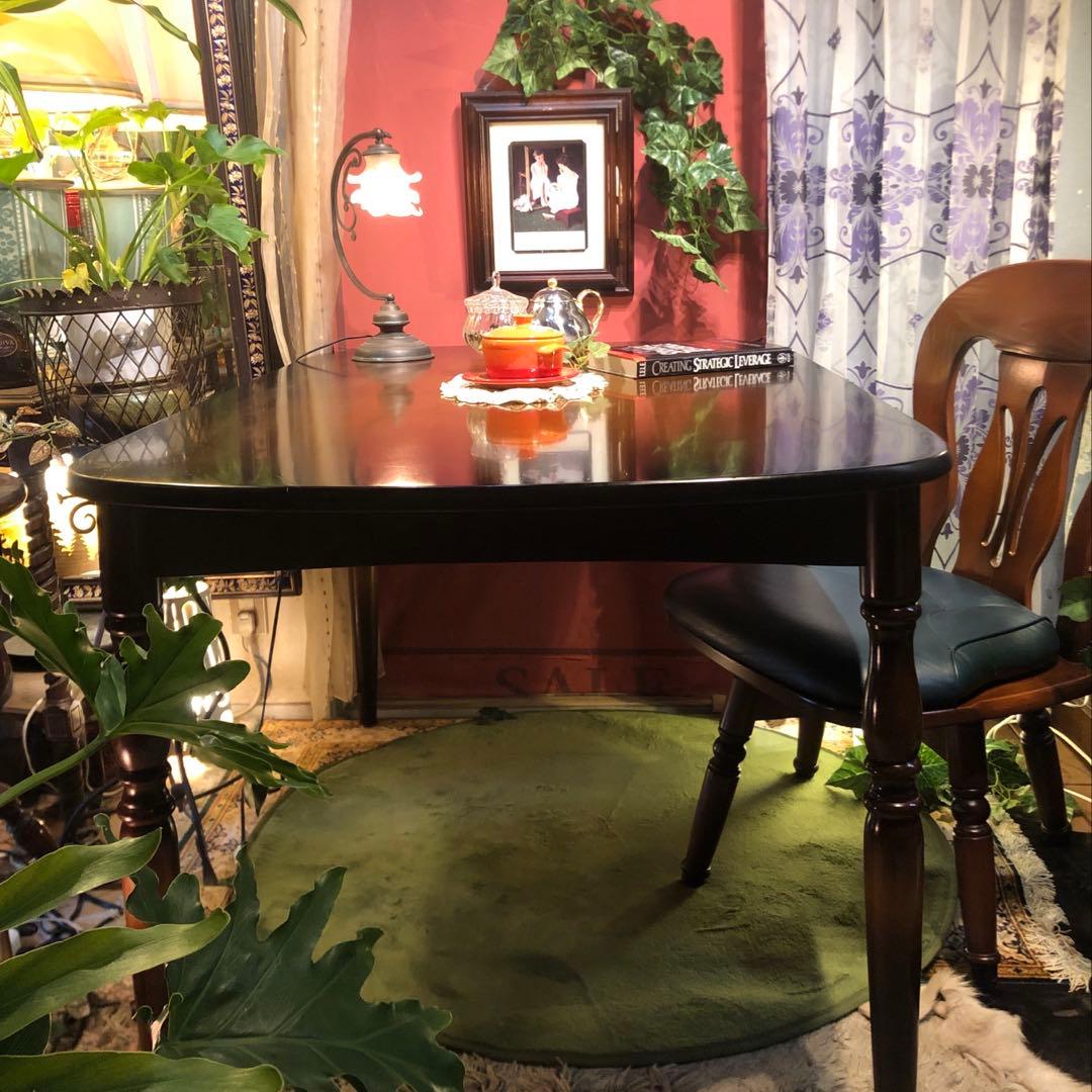 Sale キツツキマーク ヴィンテージ オーバルテーブル１２５