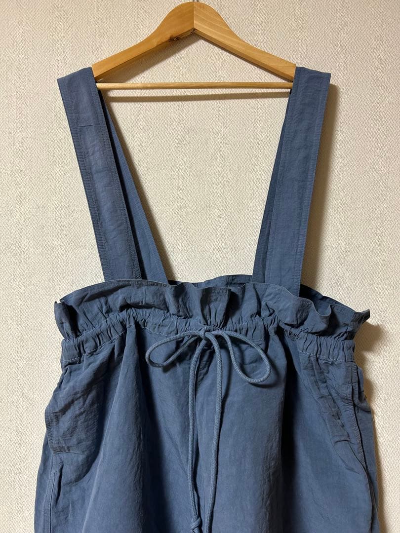 ネストローブ コットンリネンタイプライター2wayサロペット 定価　26,400