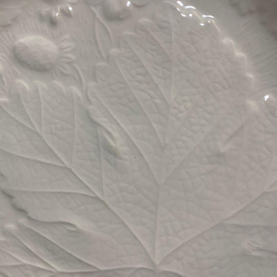 Burleigh 葉と果実の浮彫り皿 約25cm 5枚セット