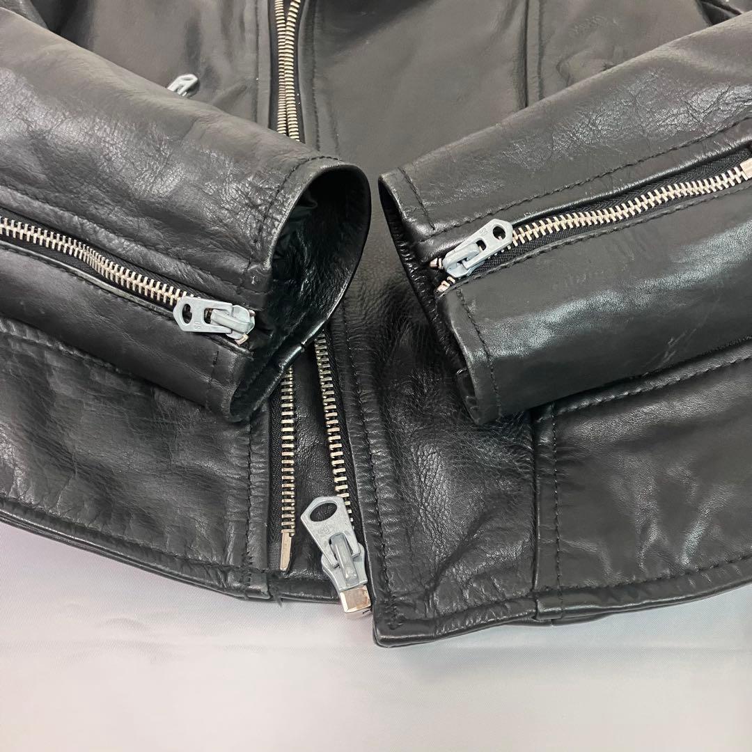 G-Star RAW ウーマン ダブルライダース ブラック　本革　S サイズ