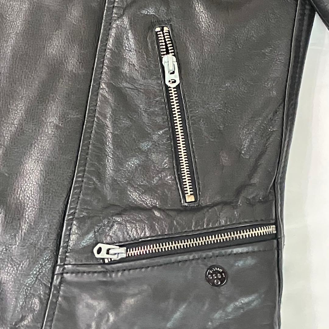 G-Star RAW ウーマン ダブルライダース ブラック　本革　S サイズ