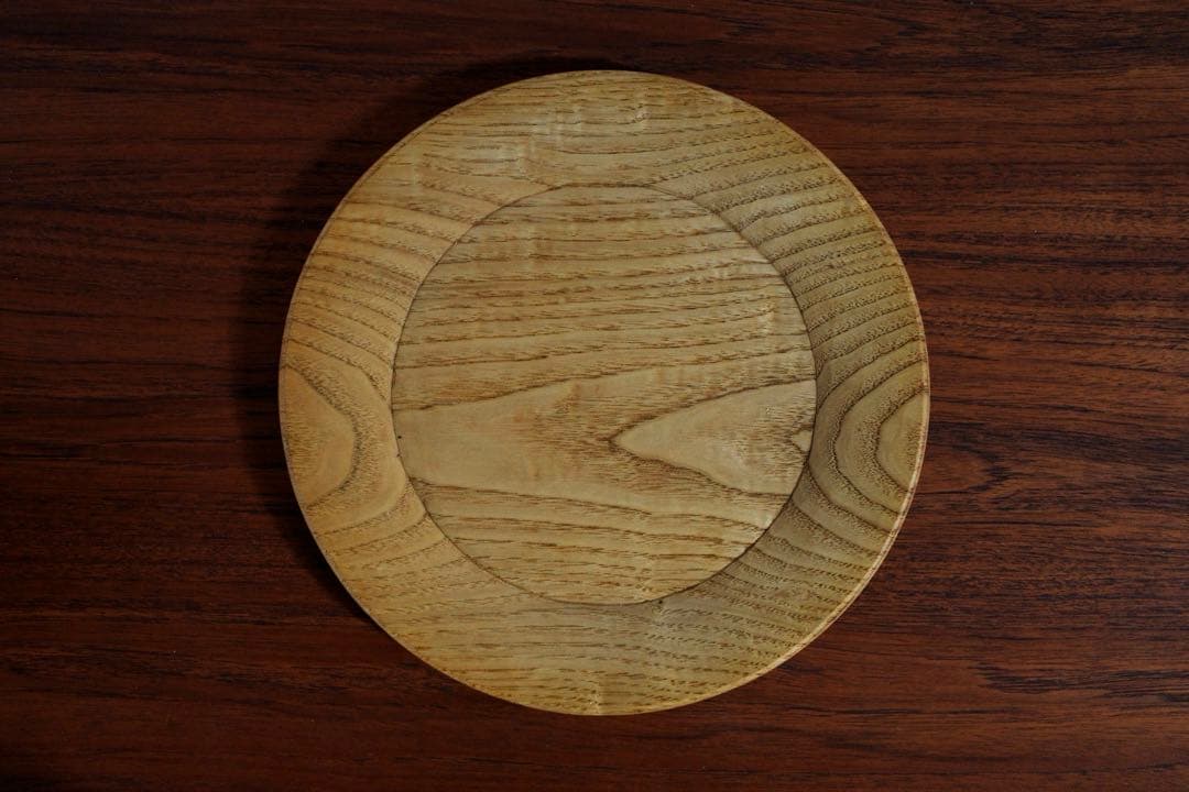 最終値下げ【新品】富井貴志 栗リム皿 パン皿 27cm①