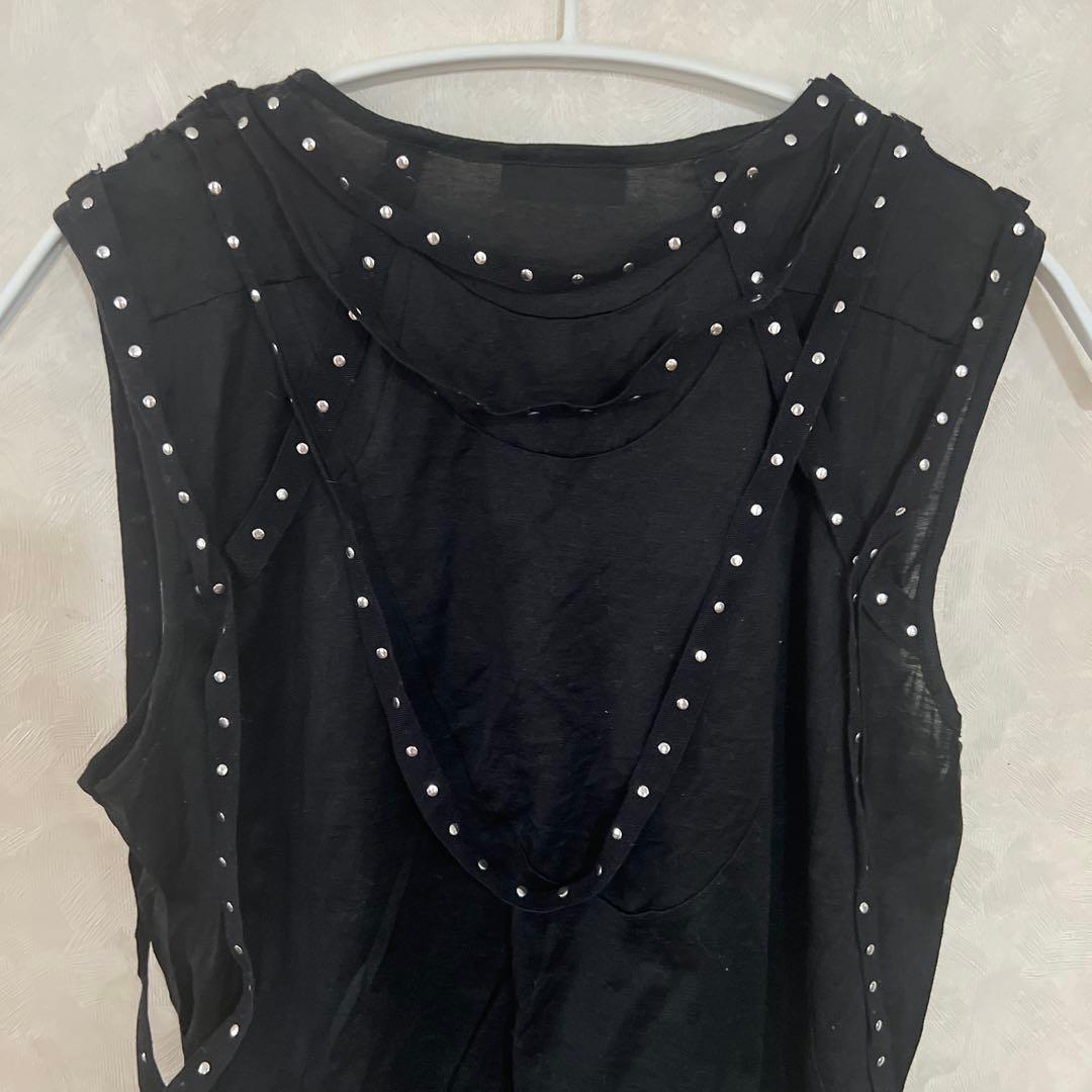 ディオールオム 2004SS ローピングスタッズタンクトップ