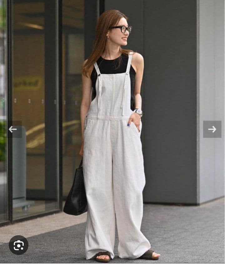 FRAMeWORK コットンヘンプサロペット