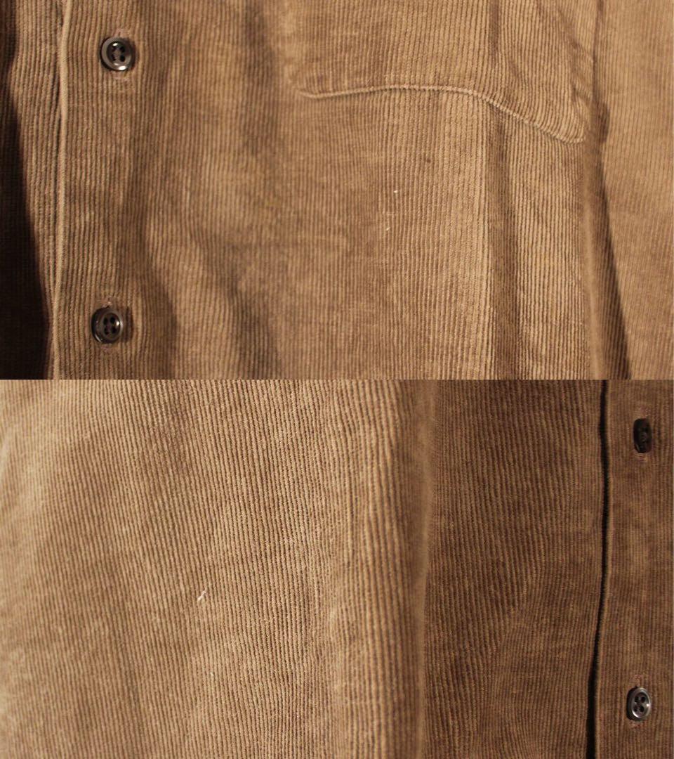 USA古着 ポロカントリーラルフローレン 開襟コーデュロイシャツ長袖 メンズXL