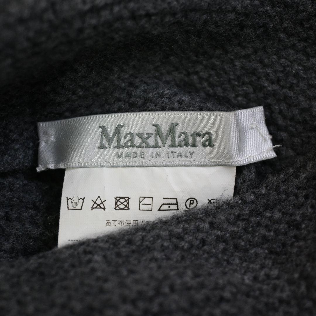553★ Max Mara 白タグ カシミヤ混 ハイネック 七分袖 セーター