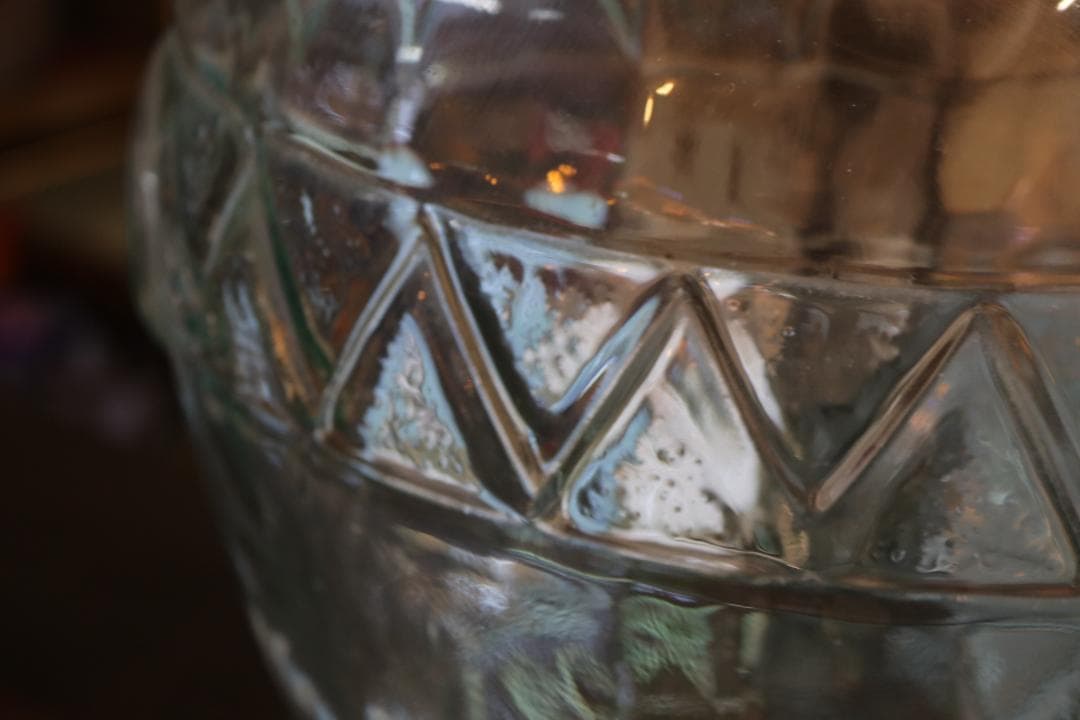 イタリア製 ガラス瓶 水瓶 フラワーベース 高さ43cm