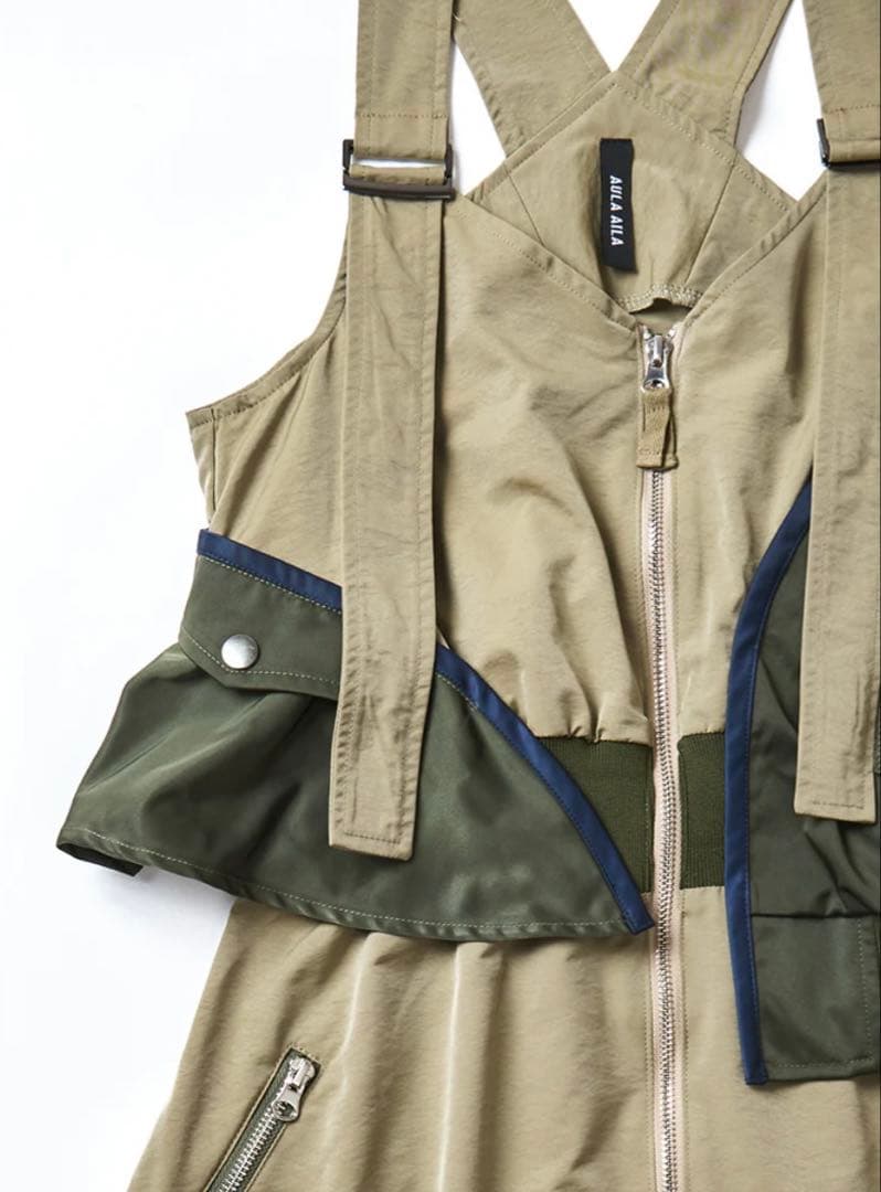 【最終価格】AULA AILA☆ミリタリージャンパースカート