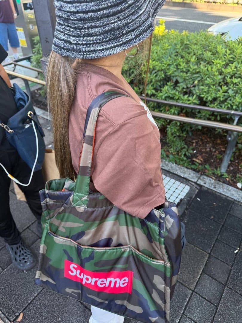 Supreme camo トートバッグ box logo