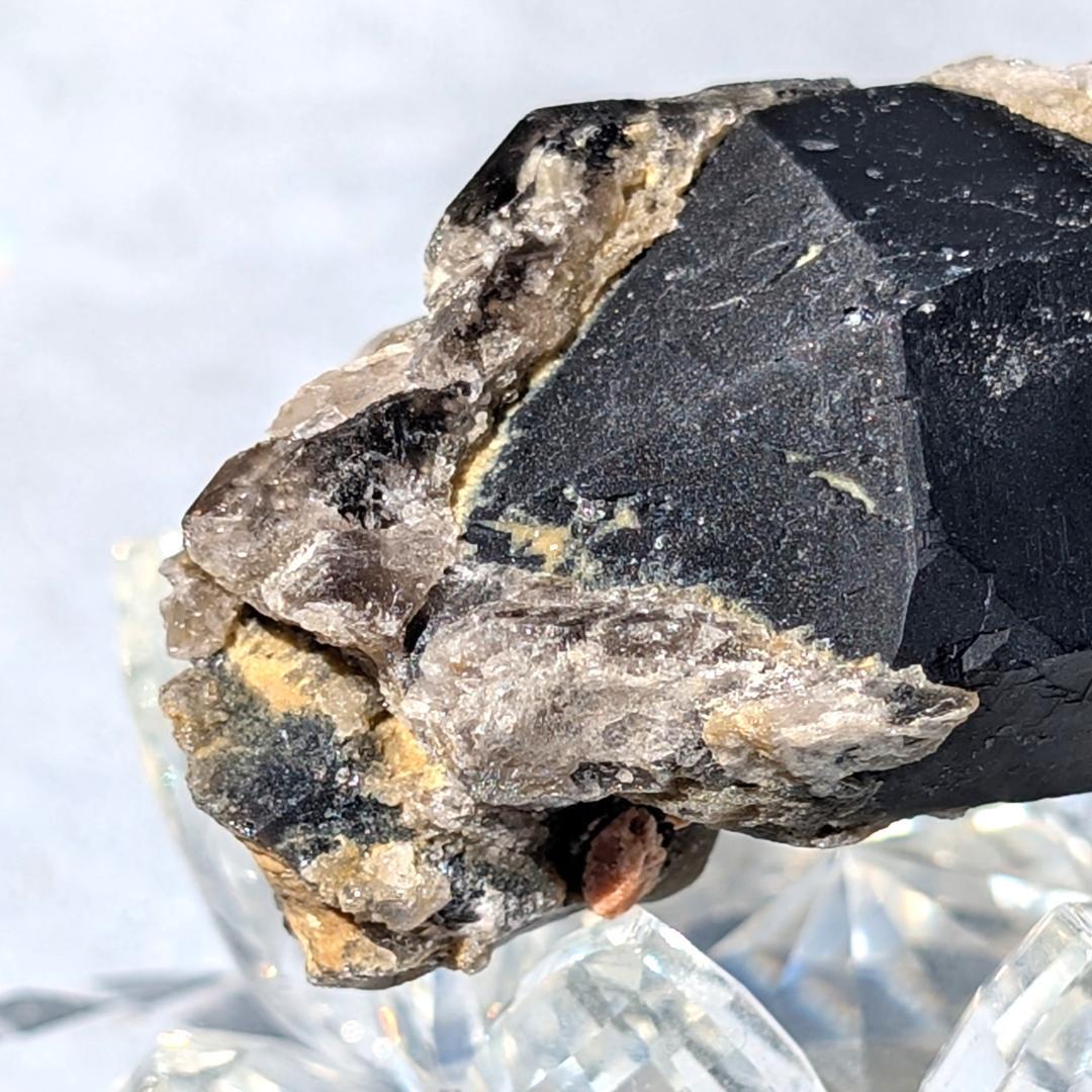 一点物 激レア ドリームモリオン 原石 山東省産 黒水晶 58g お守り効果