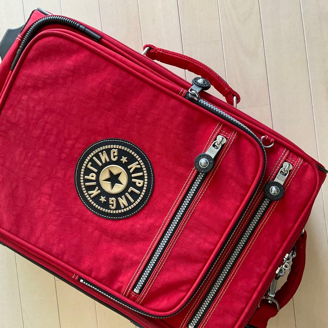 KIPLING レッド 中型キャリーケース